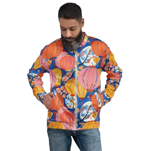 Festival Afterglow on a Bomber Jacket