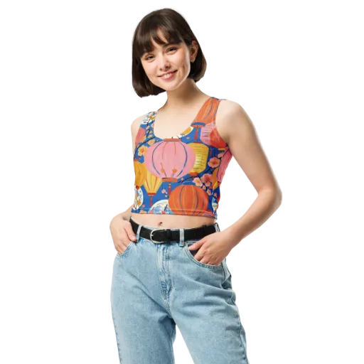 Festival Afterglow on a Crop Top