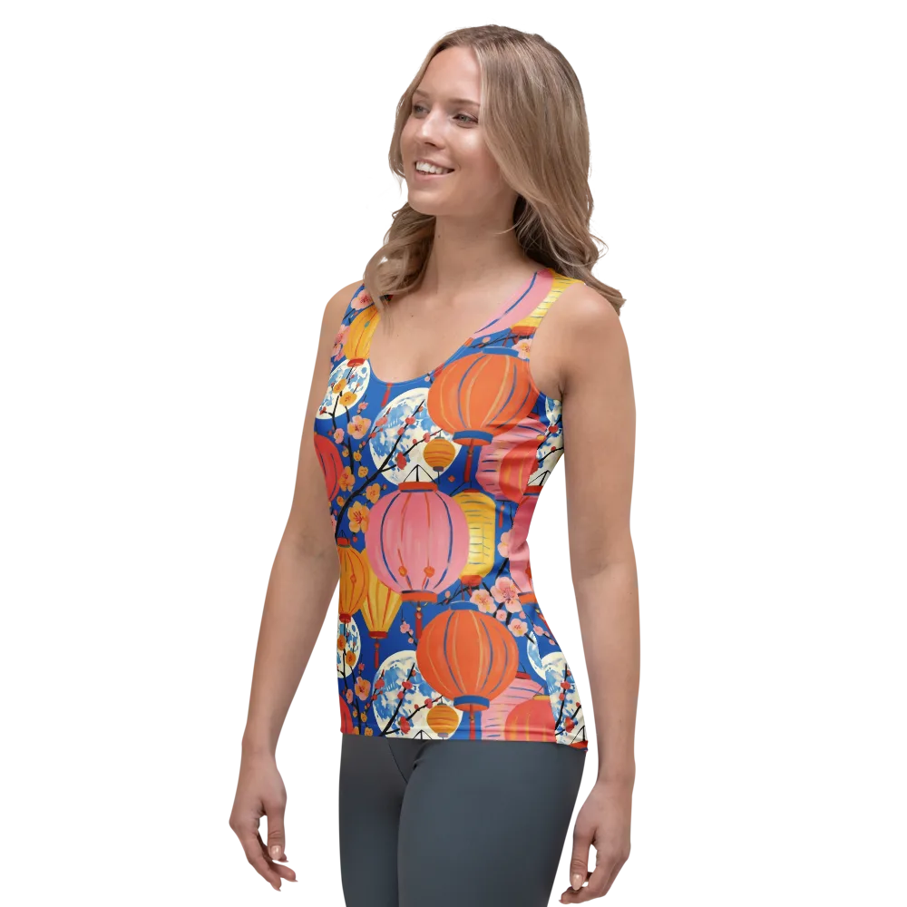 Festival Afterglow on Women's Tank Top — Left Front