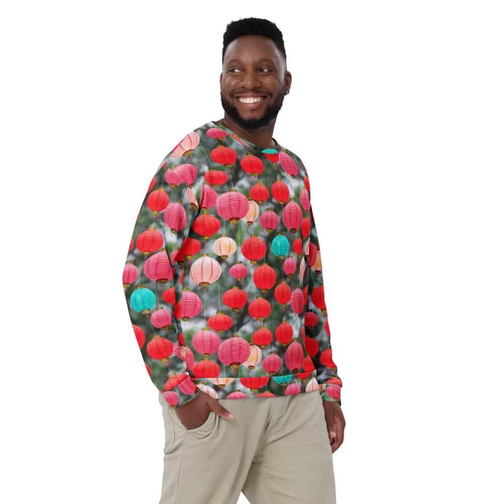 Lantern Bloom on Sweatshirt — Front