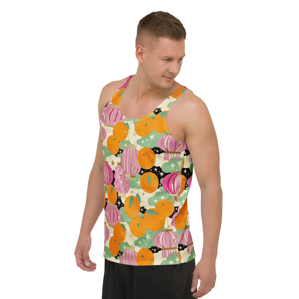 Citrus After Dark on Men's Tank Top — Left Front