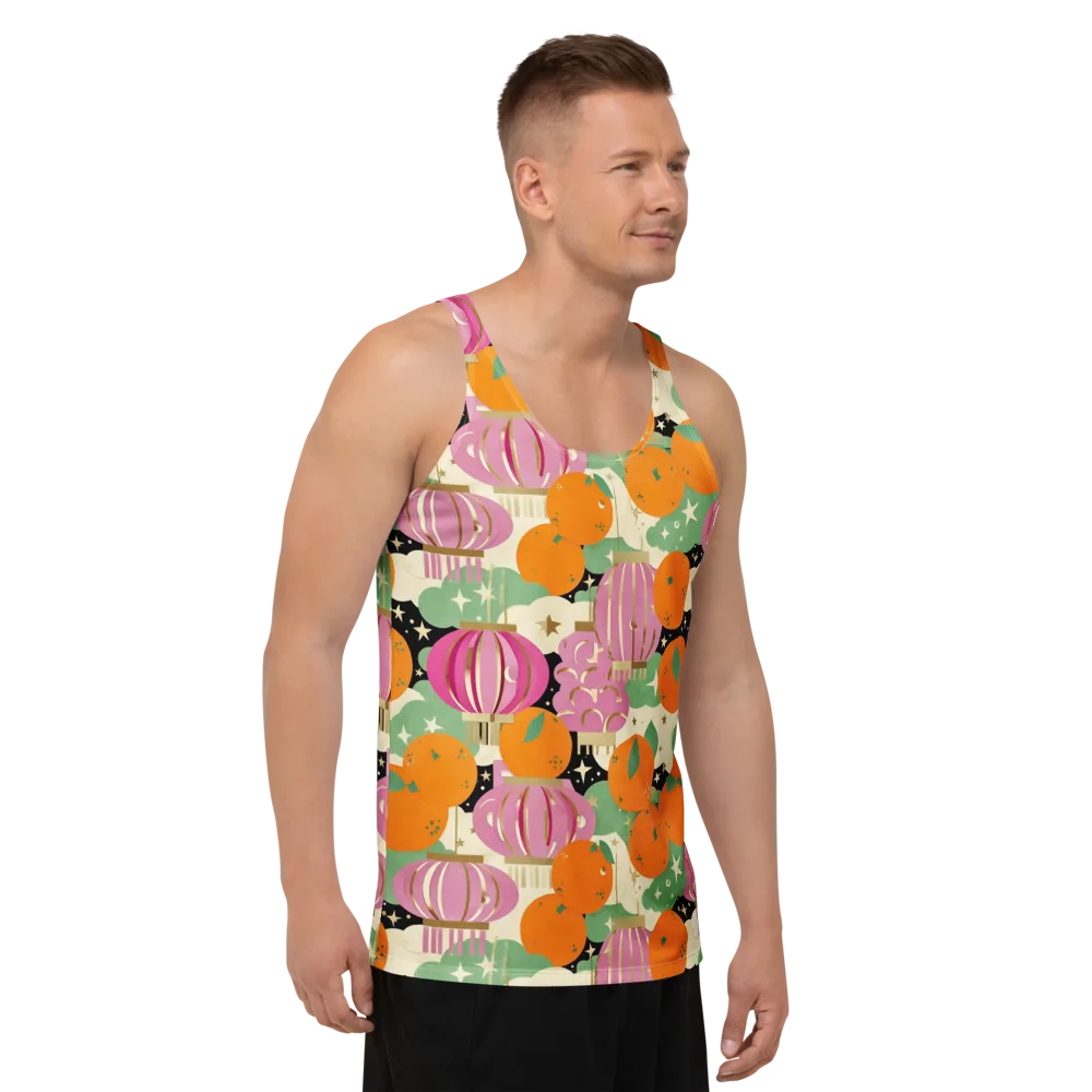Citrus After Dark on Men's Tank Top — Right Front