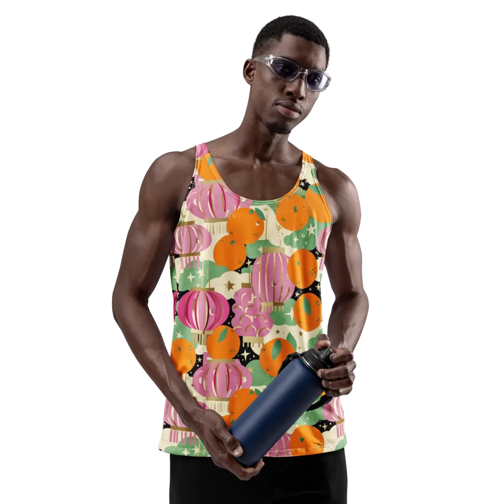 Citrus After Dark on Men's Tank Top — Front