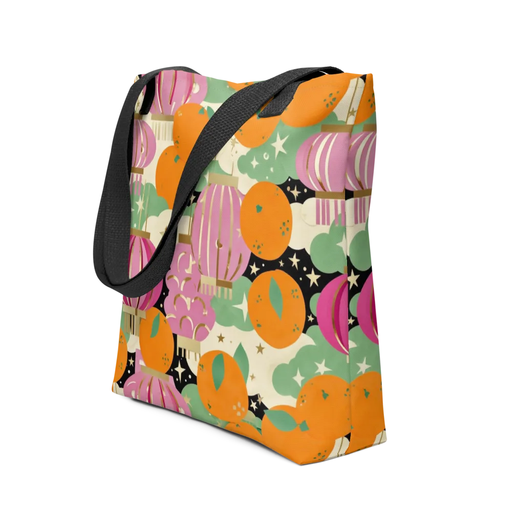 Citrus After Dark on Tote Bag — Front