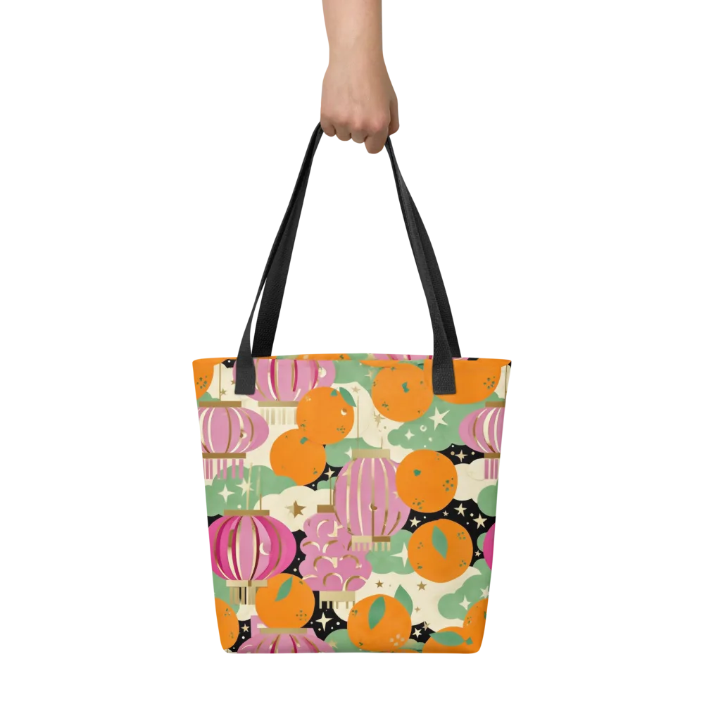 Citrus After Dark on Tote Bag — Front