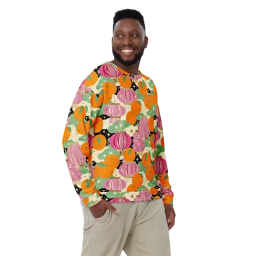Citrus After Dark on a Sweatshirt