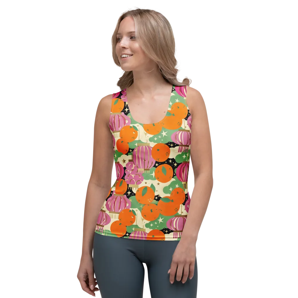 Citrus After Dark on Women's Tank Top — Front