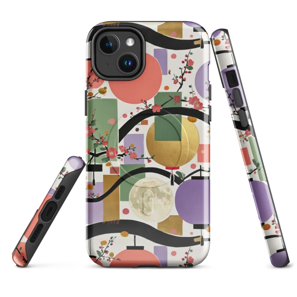 Lantern Blossom Arcade on MagSafe Tough Case for iPhone® — Front