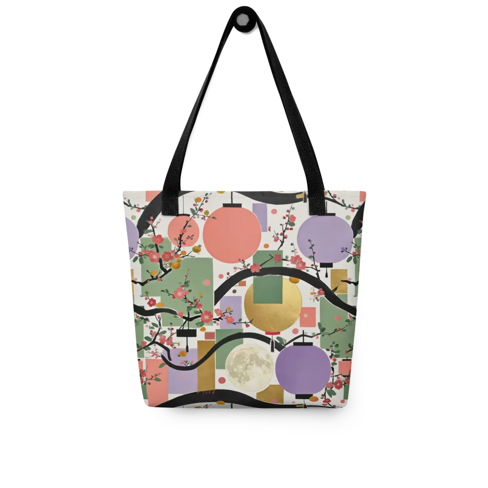 Lantern Blossom Arcade on Tote Bag — Front
