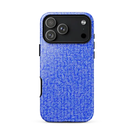 Cobalt Whirl on a Tough Case for iPhone®