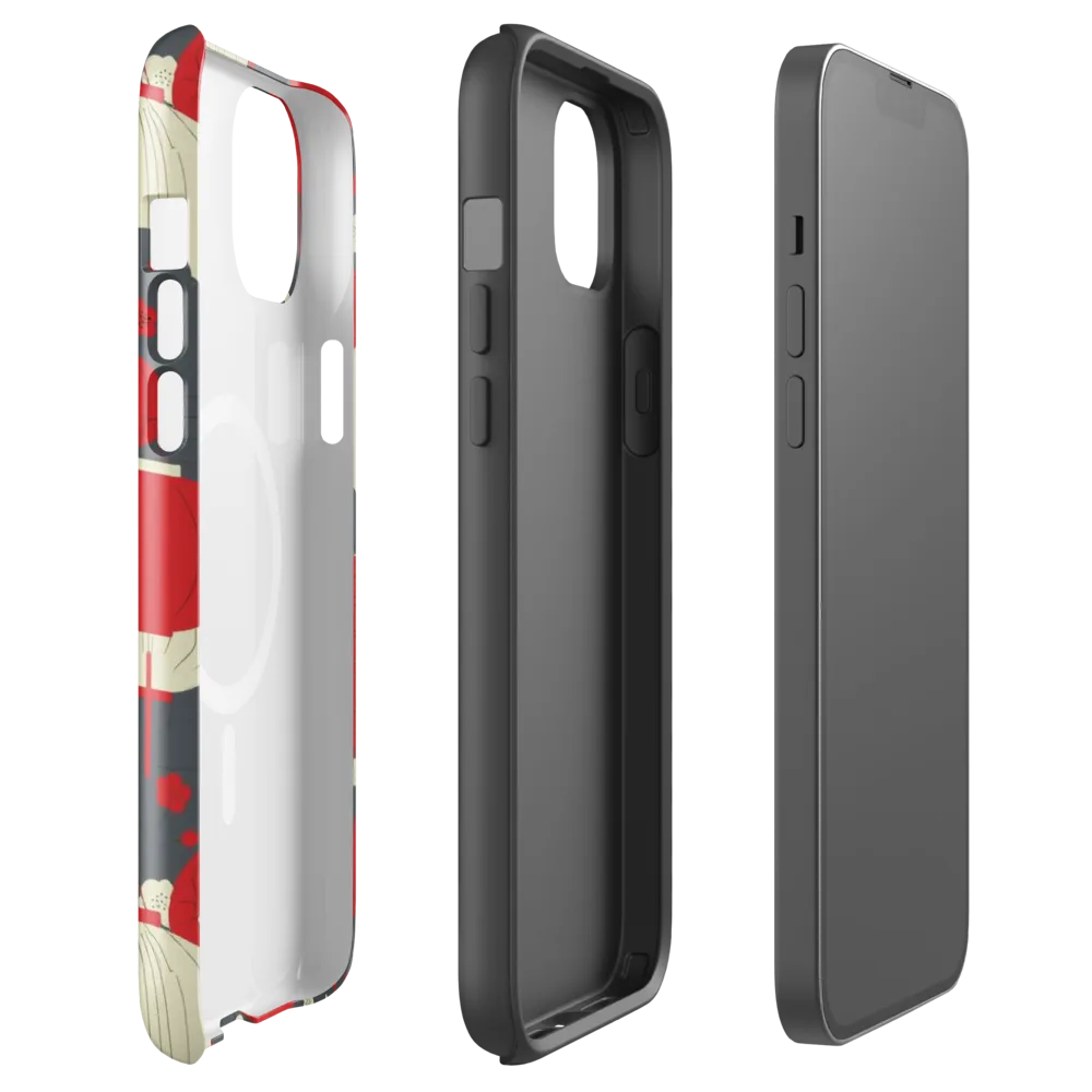 Crimson Festival on MagSafe Tough Case for iPhone® — Front