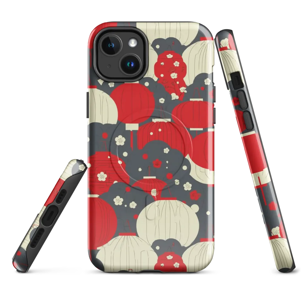 Crimson Festival on MagSafe Tough Case for iPhone® — Front