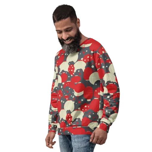 Crimson Festival on a Sweatshirt