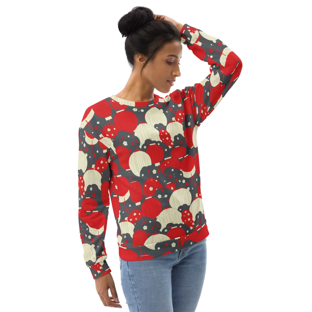 Crimson Festival on Sweatshirt — Right Front