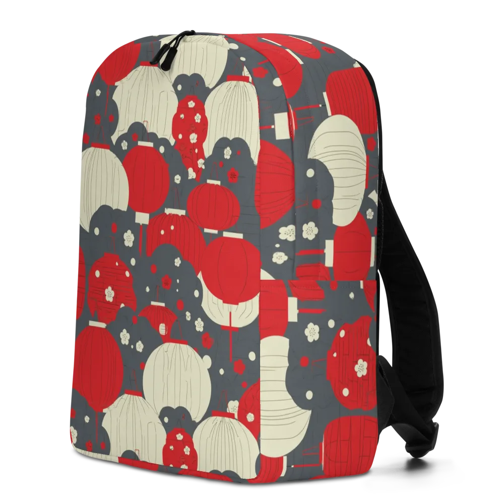 Crimson Festival on Minimalist Backpack — Left
