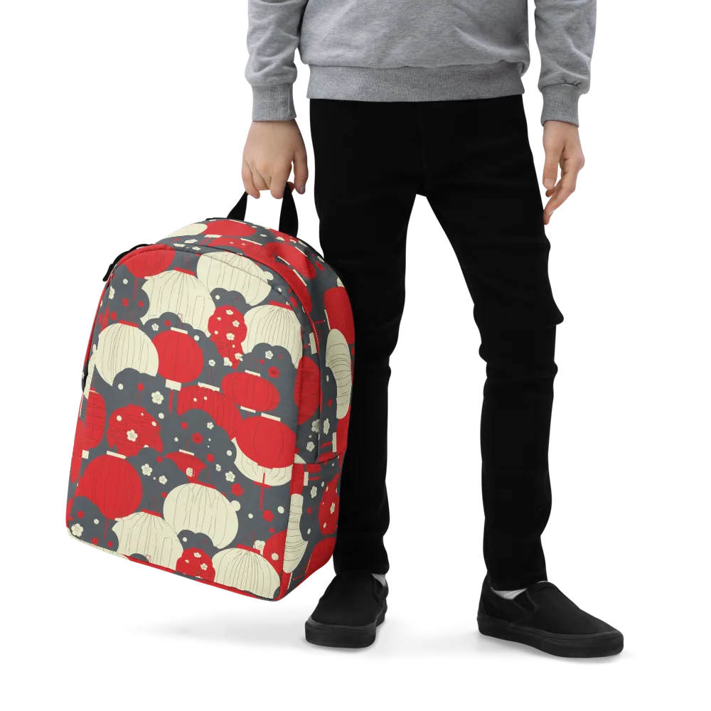 Crimson Festival on Minimalist Backpack — Zoomed-in