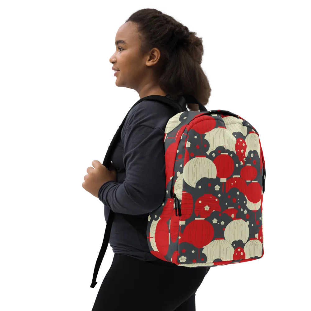 Crimson Festival on Minimalist Backpack — Right Front