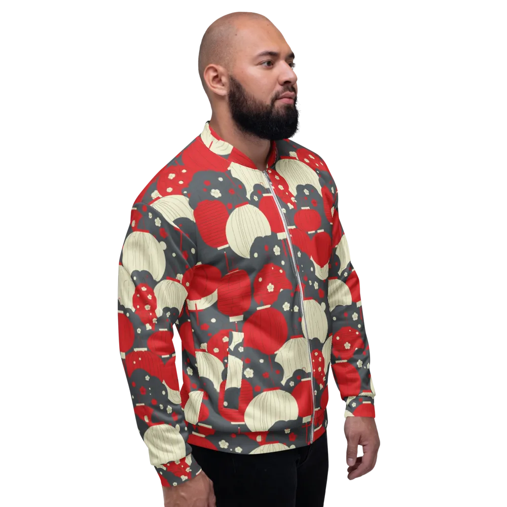 Crimson Festival on Bomber Jacket — Right