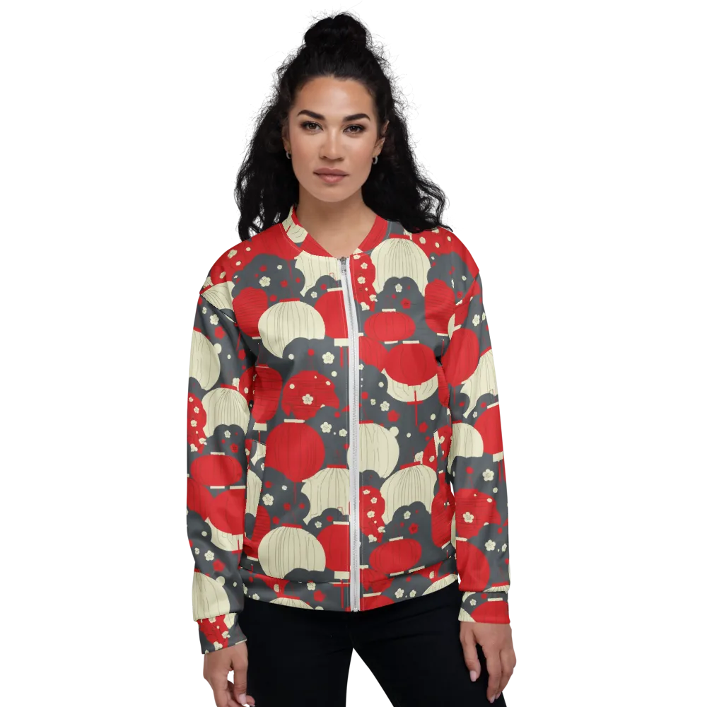 Crimson Festival on Bomber Jacket — Front