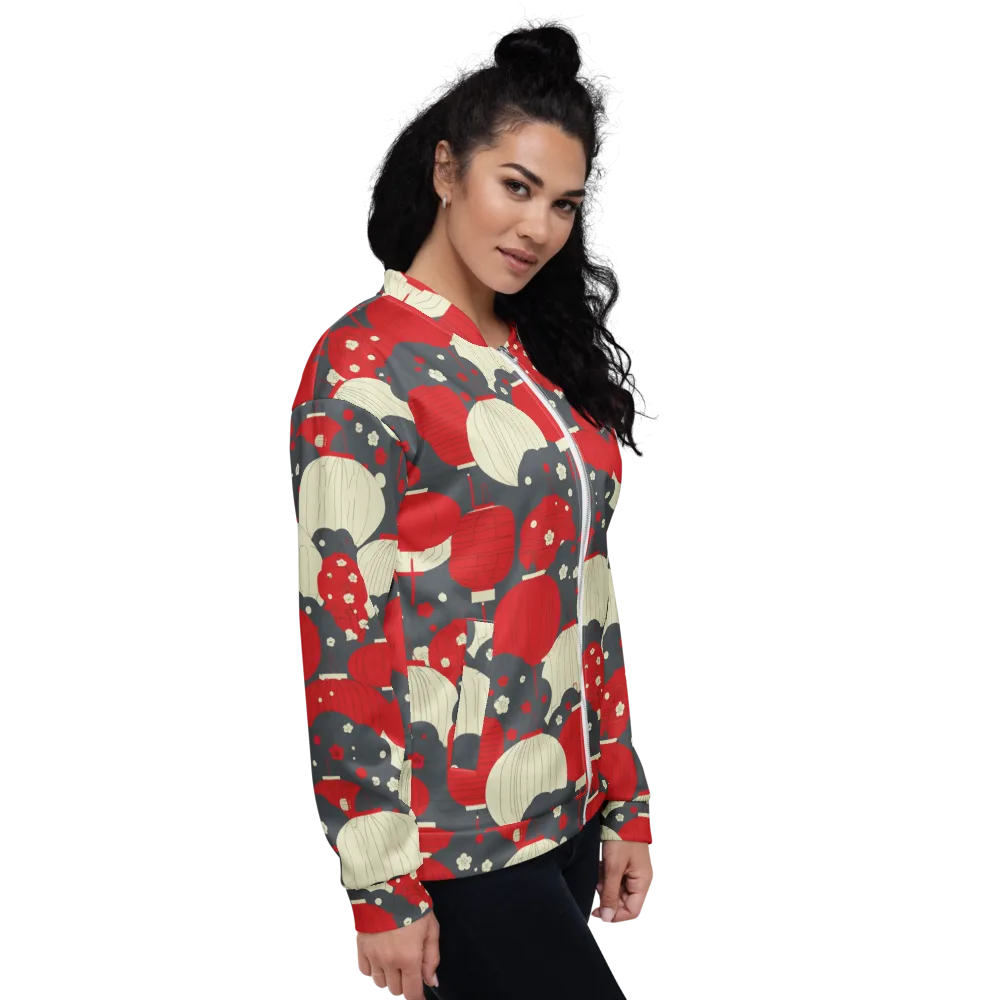 Crimson Festival on Bomber Jacket — Right
