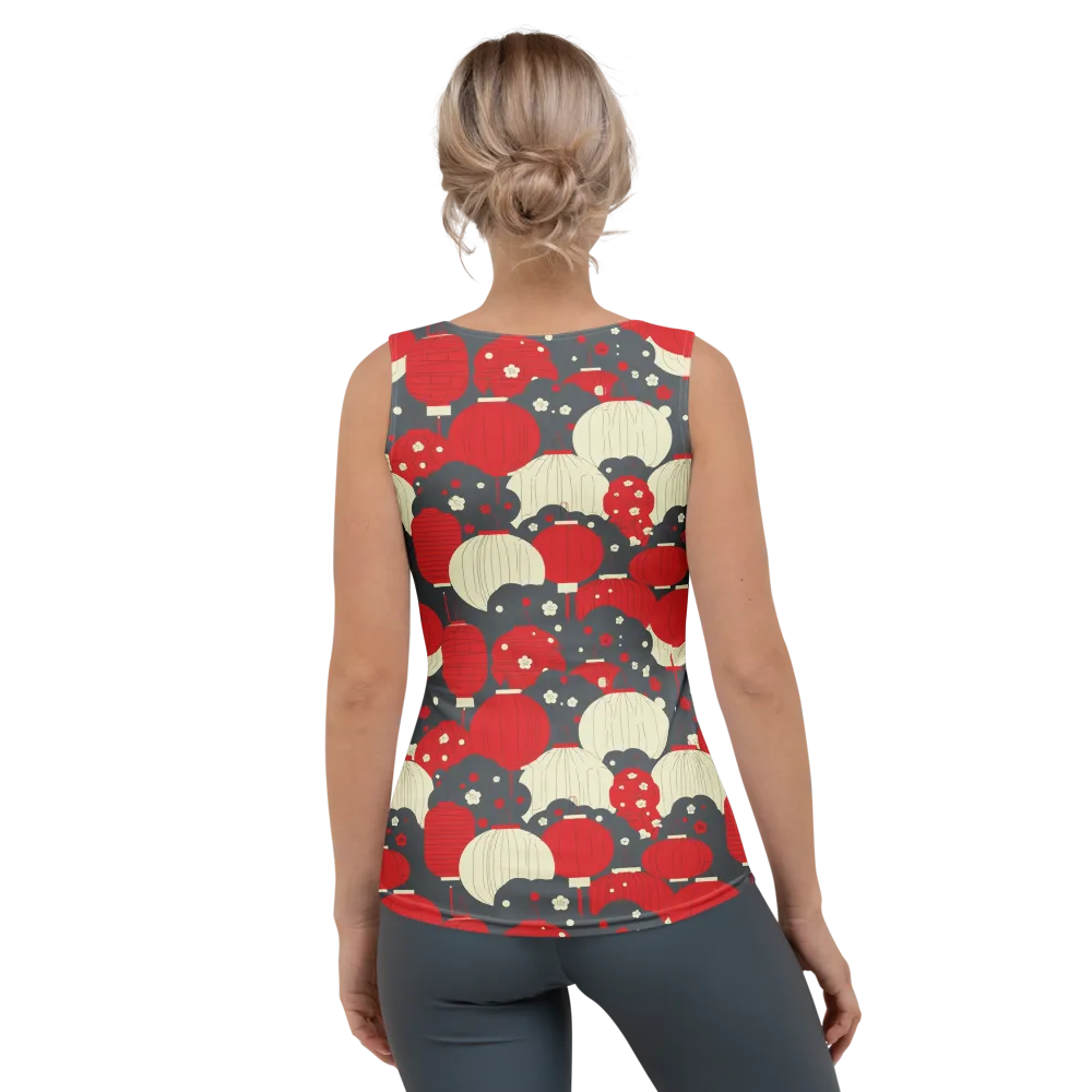 Crimson Festival on Women's Tank Top — Back