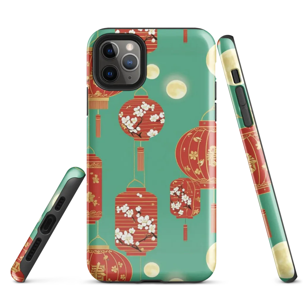 Jade Lantern Night on Tough Case for iPhone® — Front