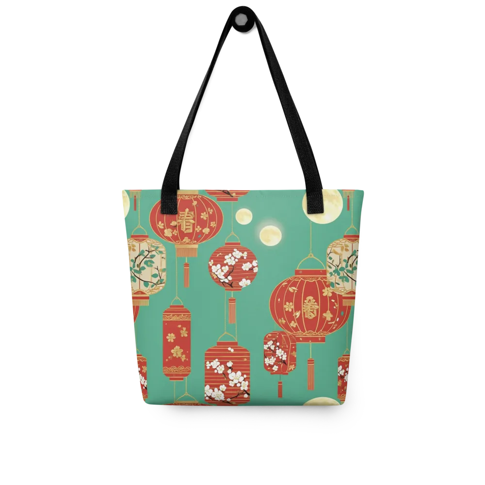 Jade Lantern Night on Tote Bag — Front