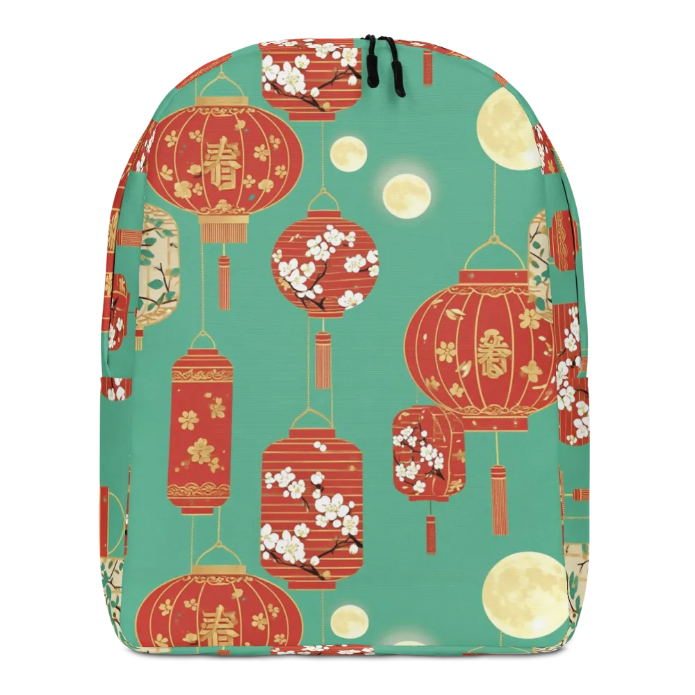 Jade Lantern Night on Minimalist Backpack — Front