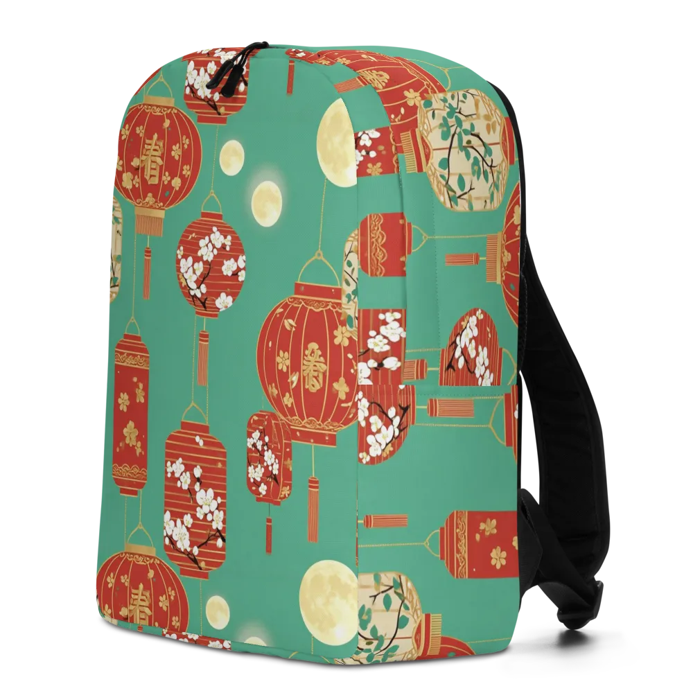 Jade Lantern Night on Minimalist Backpack — Left