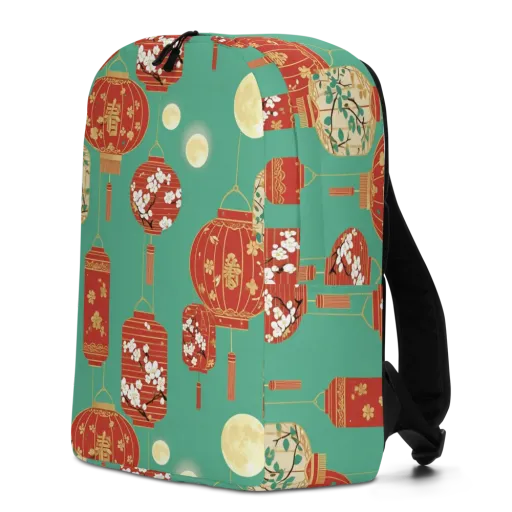 Jade Lantern Night on a Minimalist Backpack