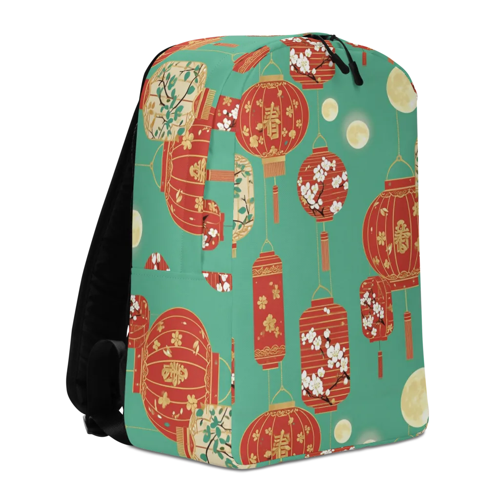 Jade Lantern Night on Minimalist Backpack — Right