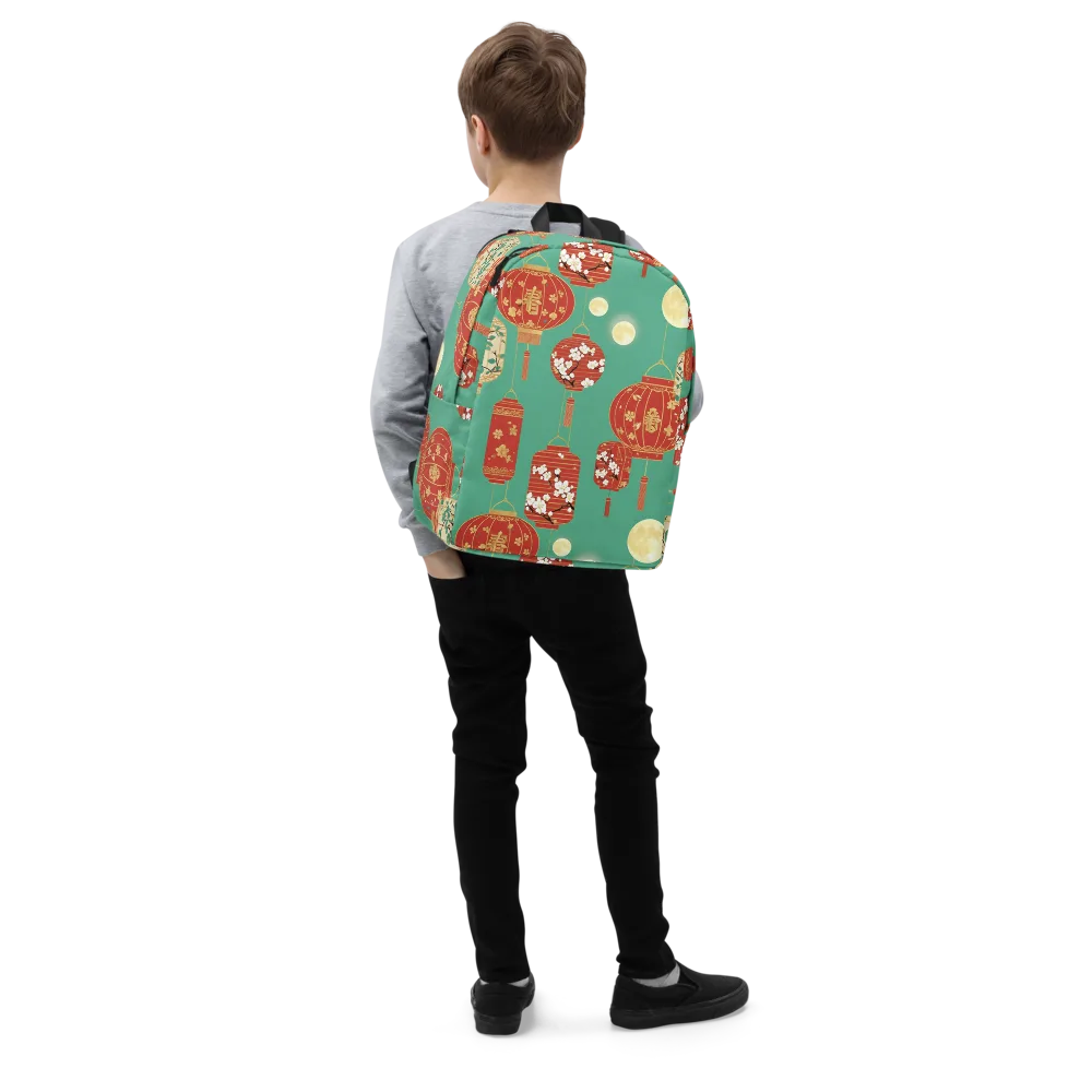 Jade Lantern Night on Minimalist Backpack — Right Front