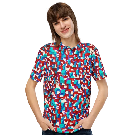 Modular Heat on a Men's Slim Fit Polo Shirt