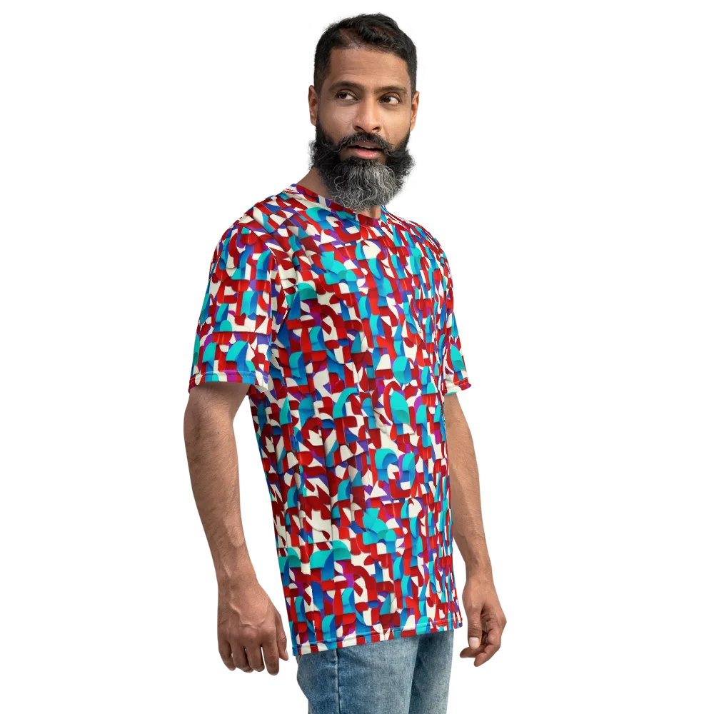 Modular Heat on Men's Crew Neck T-Shirt — Right