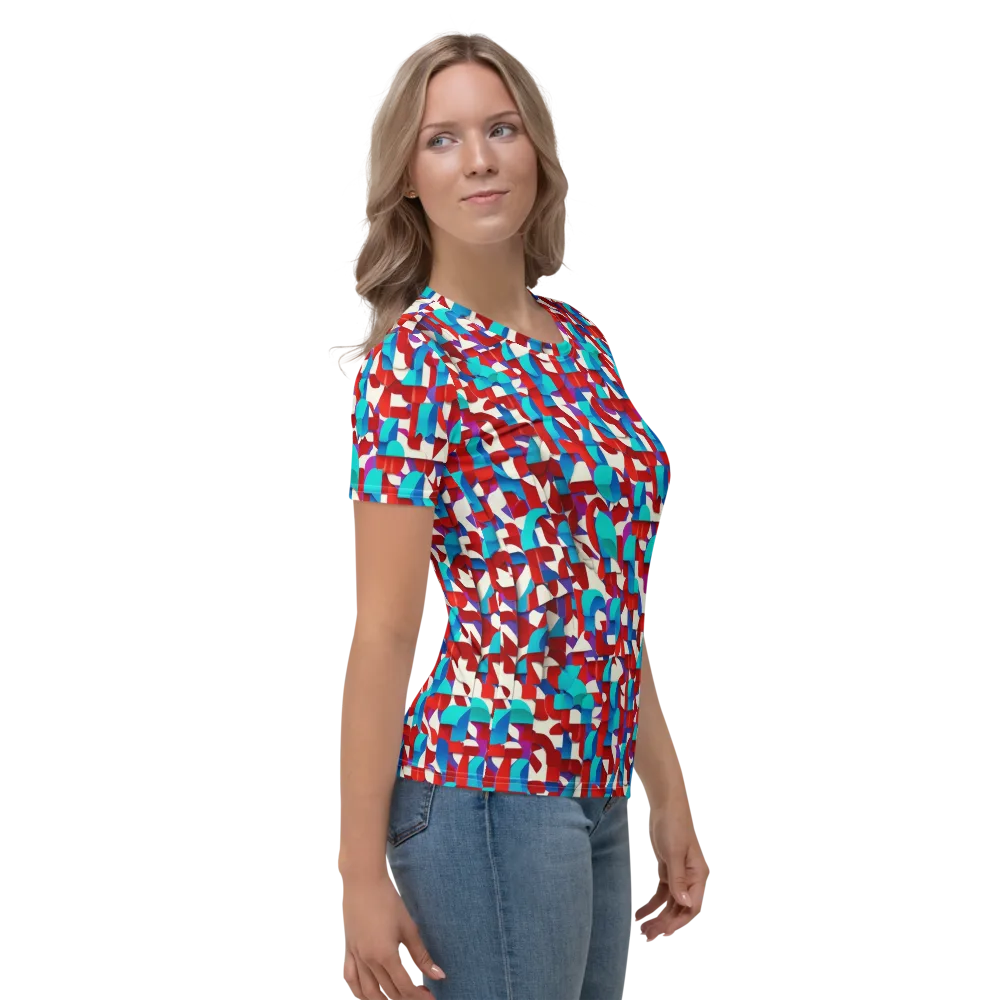 Modular Heat on Women's Crew Neck T-Shirt — Right