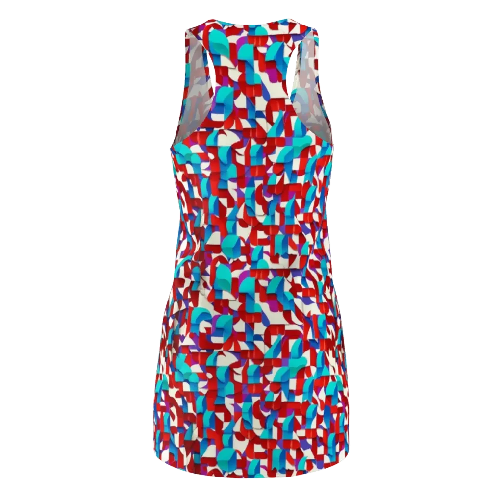 Modular Heat on Racerback Dress — Back