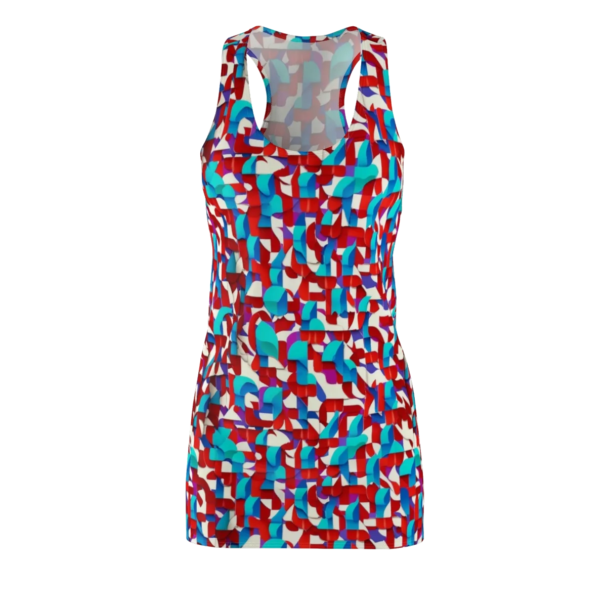 Modular Heat on Racerback Dress — Front