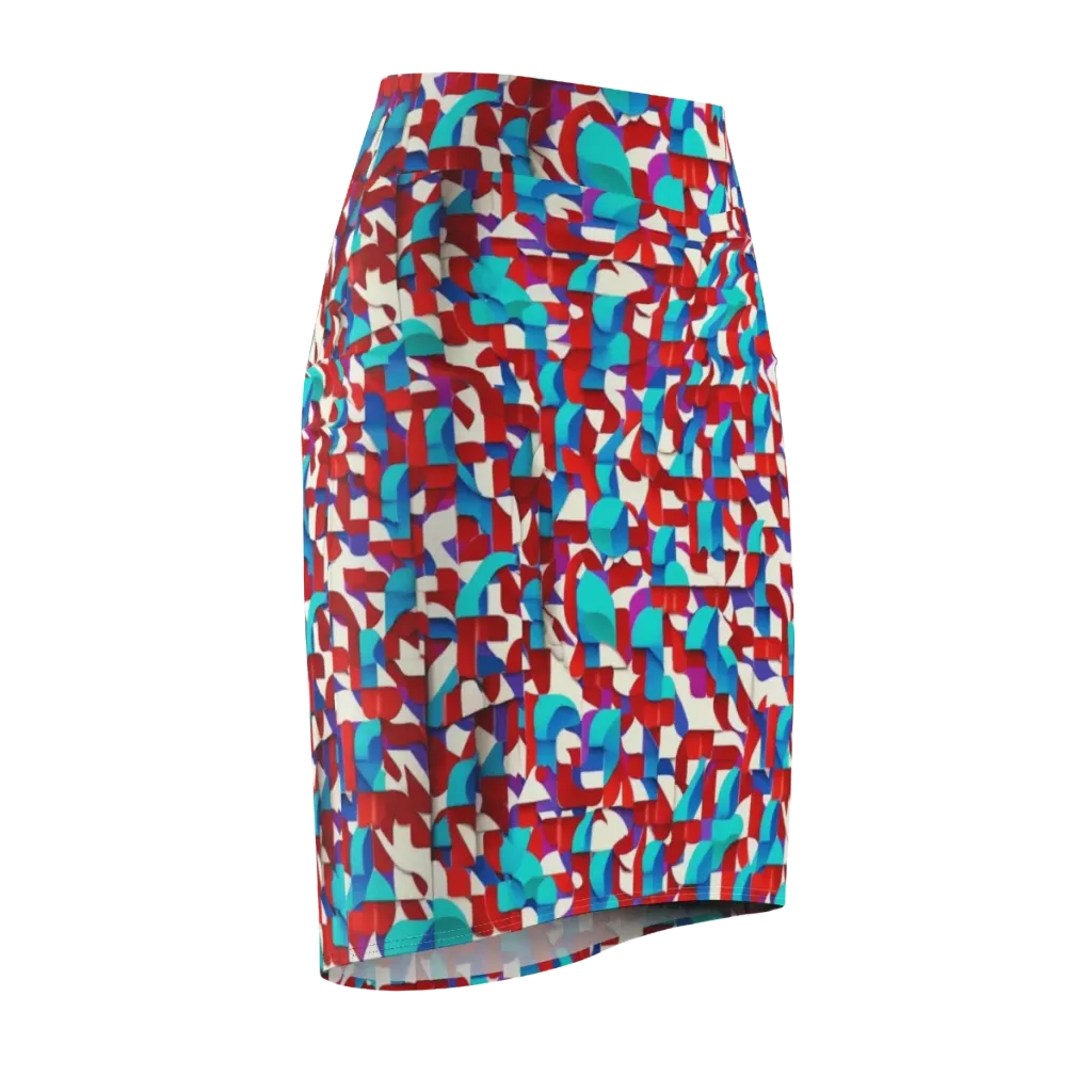Modular Heat on Pencil Skirt — Front Side