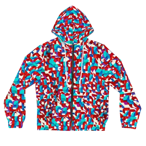 Modular Heat on a Women's Full-Zip Hoodie