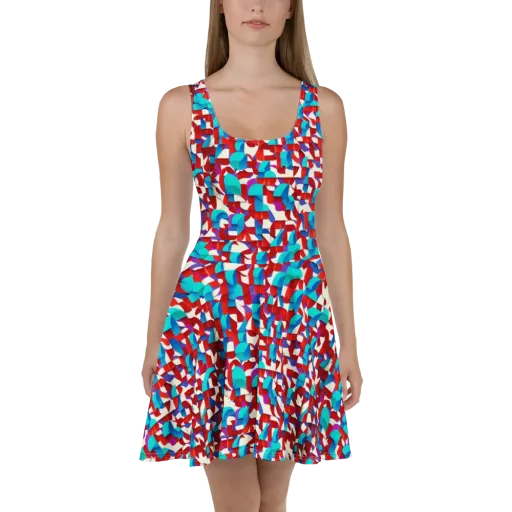 Modular Heat on a Skater Dress