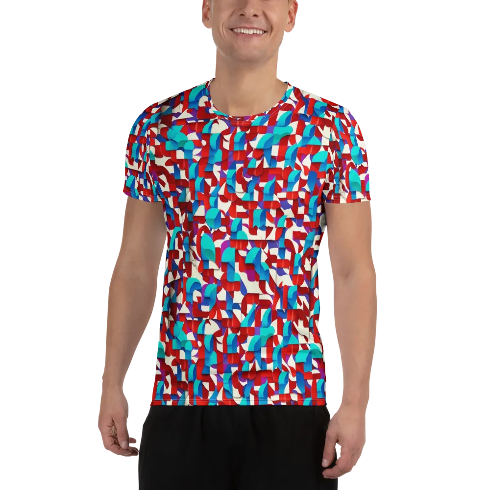 Modular Heat on Men's Athletic T-Shirt — Front