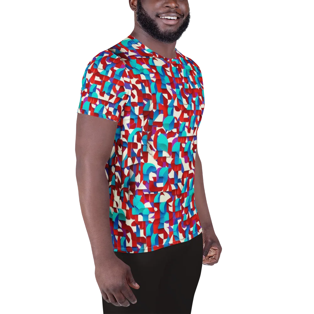 Modular Heat on Men's Athletic T-Shirt — Right