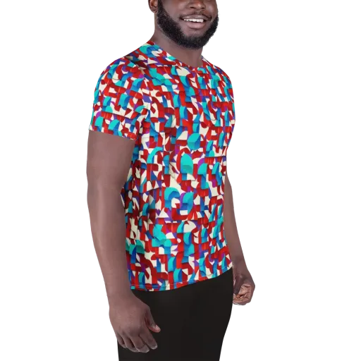 Modular Heat on a Men's Athletic T-Shirt