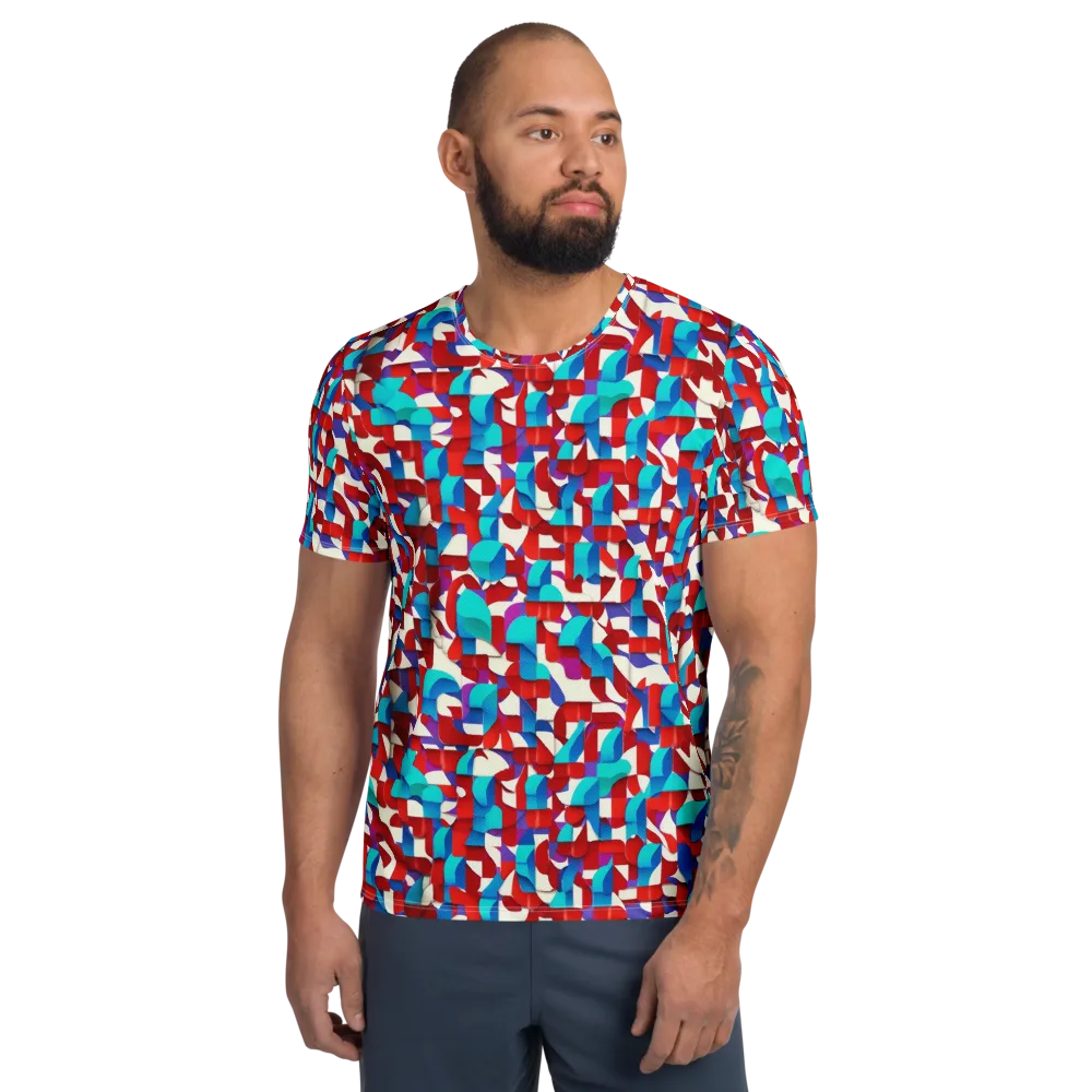 Modular Heat on Men's Athletic T-Shirt — Front