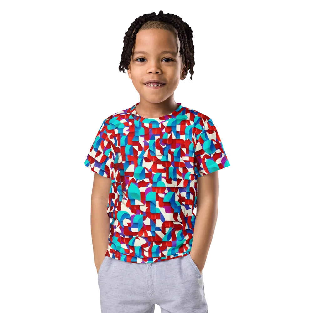 Modular Heat on Kids Crew Neck T-Shirt — Front
