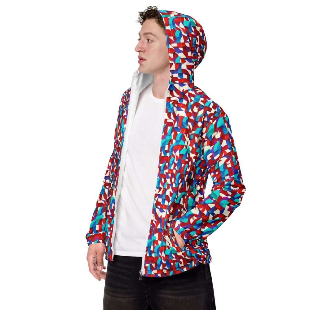 Modular Heat on Men's Windbreaker — Left Front