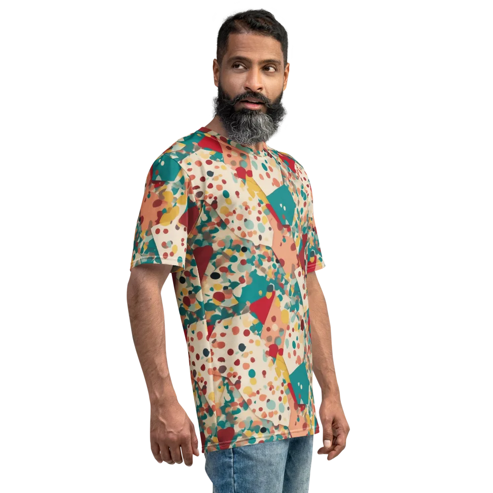 Confetti Quarry on Men's Crew Neck T-Shirt — Right