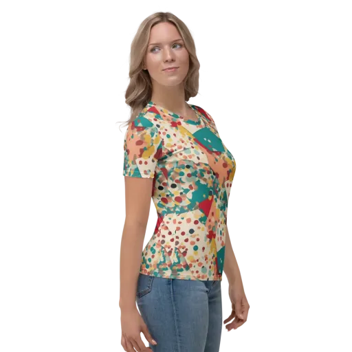 Confetti Quarry on a Women's Crew Neck T-Shirt