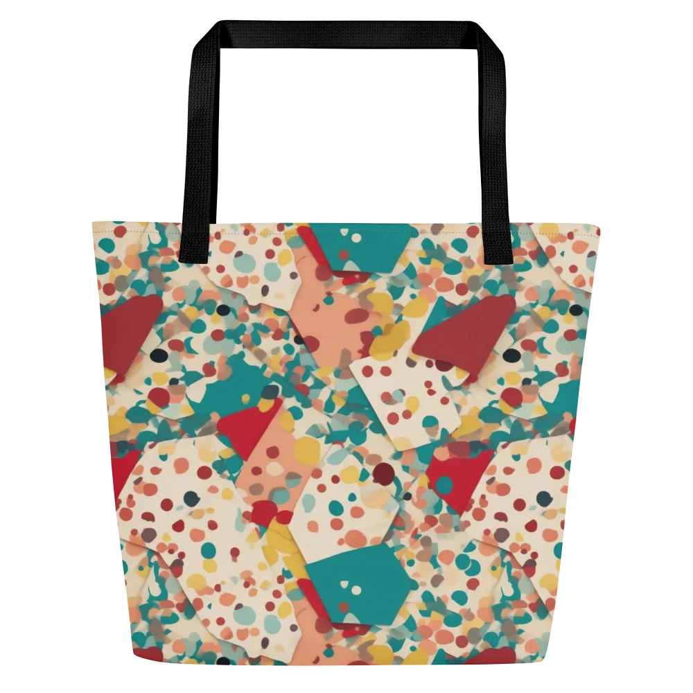 Confetti Quarry on Large Tote Bag W/ Pocket — Front