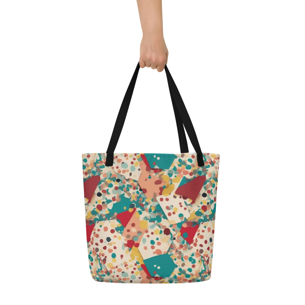 Confetti Quarry on Large Tote Bag W/ Pocket — Front